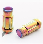 Japan Racing Nuts 12x1,25x45 Neochrome Lukket(JN311) Japan Racing Nuts 12x1,25x45 Neochrome Lukket(JN311)