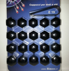 Bolt/møtrik propper, sæt med 20 stk. NV17 sort(358) Bolt/møtrik propper, sæt med 20 stk. NV17 sort(358)