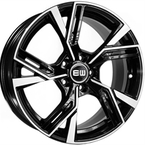 Elite Wheels Elite Thoth Black & Polished 18"(EW474409)
