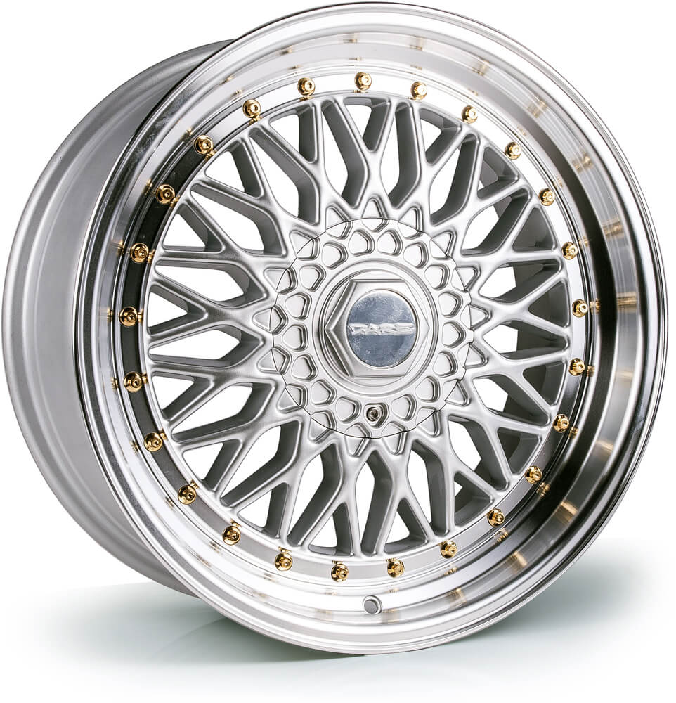 Dare DRRS Silver Polished - Gold Rivets Silver Polished / Gold Rivets