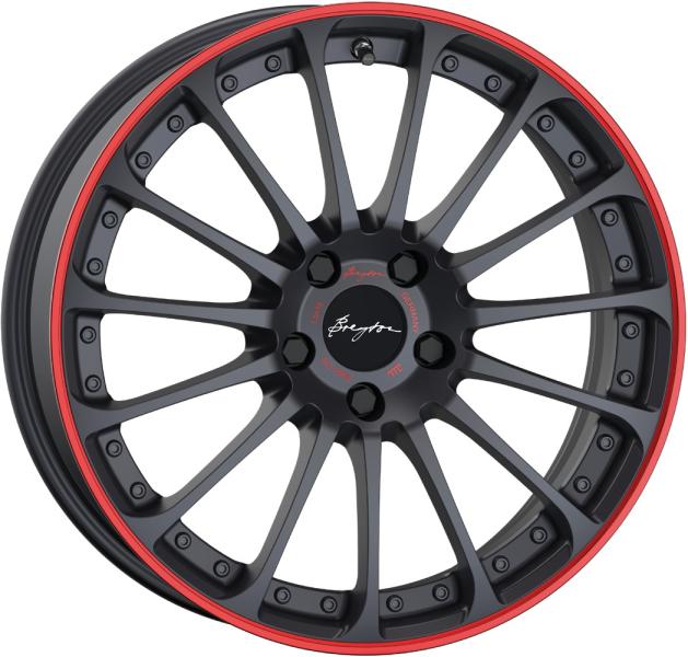 Breyton Magic CW Matt Grey with Red Anodized Lip
