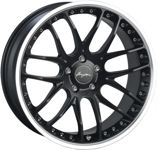 Breyton Race GTP Matt Black with Polished Lip