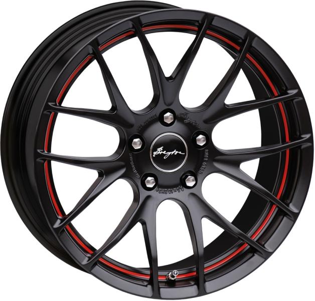 Breyton Race GTS-R Matt Black with Red Undercut Area