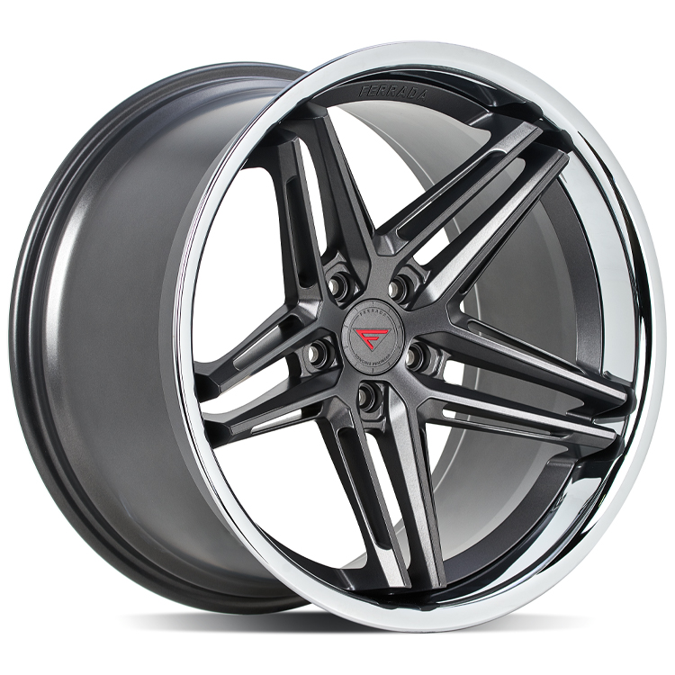 Ferrada CM1 Matte Graphite/Chrome Lip
