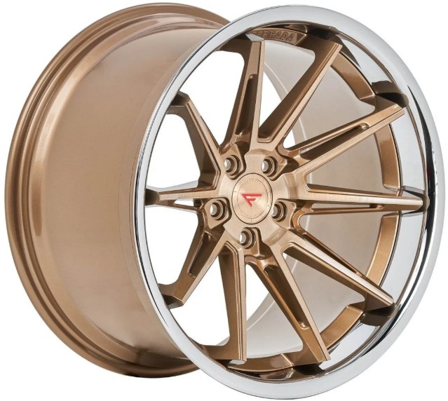 Ferrada CM2 Brushed Cobre/Chrome Lip