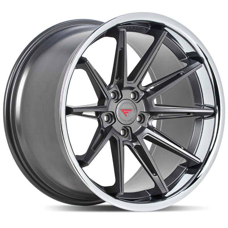 Ferrada CM2 Matte Graphite/Chrome Lip