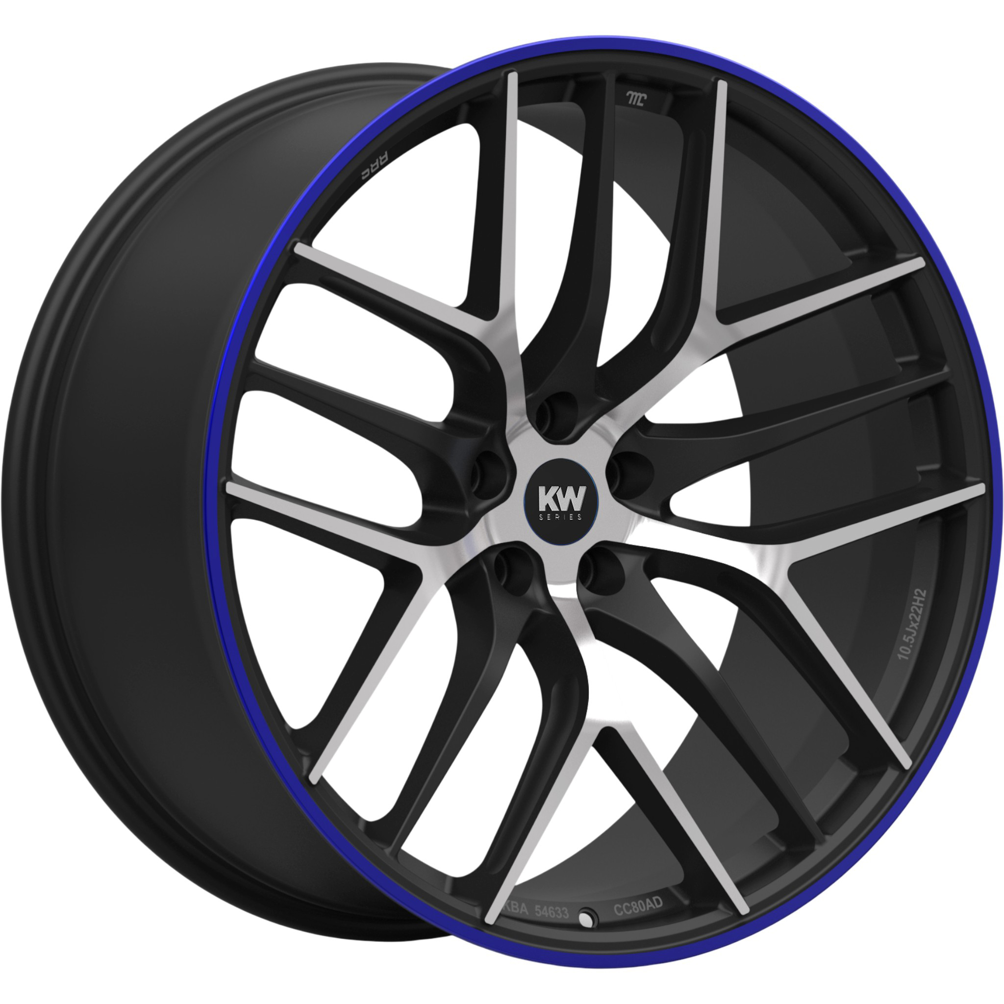 KW-Series Forged FF066 Sølv, Gunmetal, Sort og Bronze