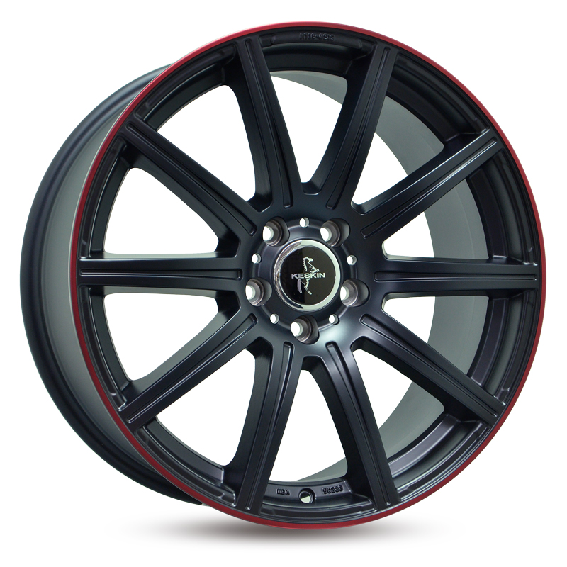 Keskin KT16 Matt Black Lip Red Matt Black Lip Red