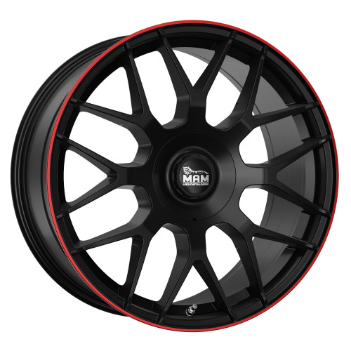 Mam GT1 Black Painted Lip Red Black Painted Lip Red