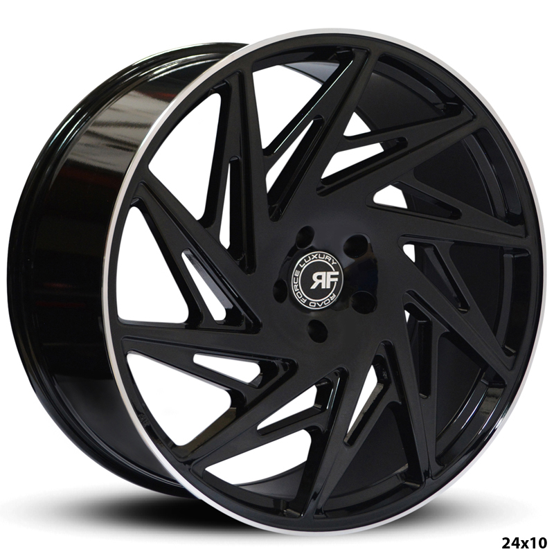 Road Force RF25 Sort / Poleret kant