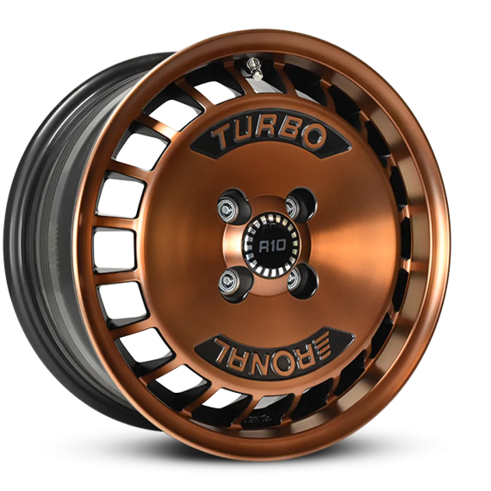 RONAL R10 TURBO Copper Matt Front Diamond Cut
