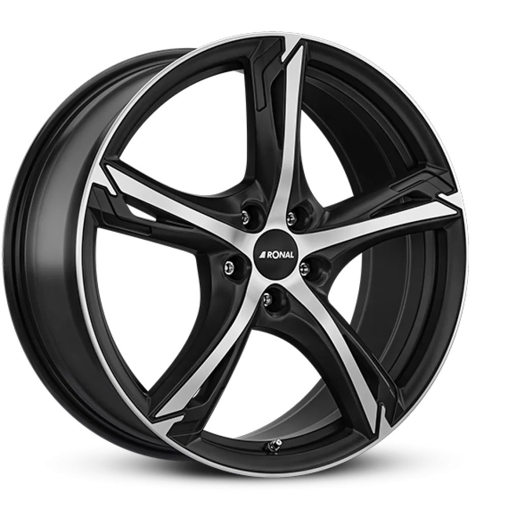 RONAL R62 Jet Black Matt Front Cut