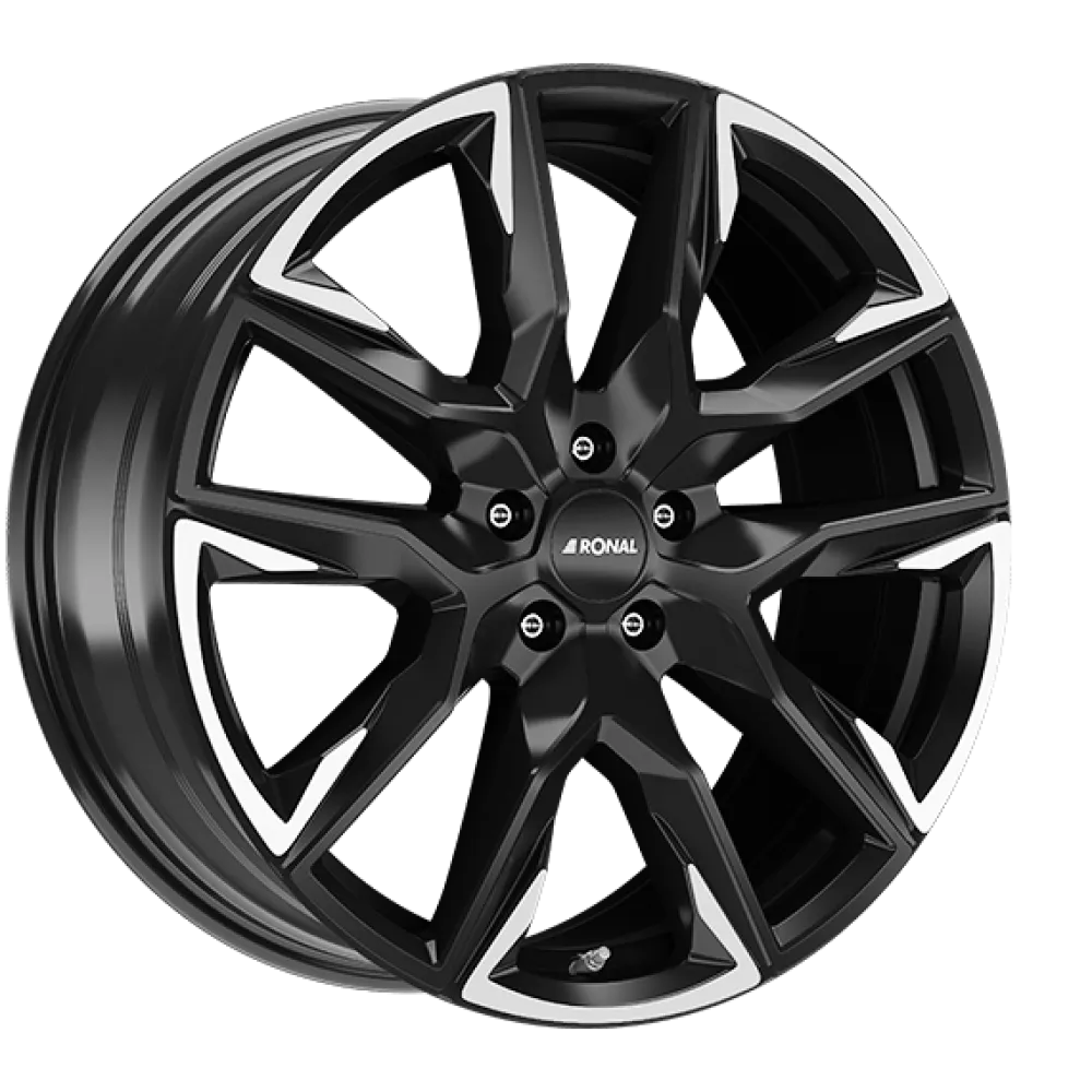 RONAL R71 Jet Black Matt Rim Lip Cut