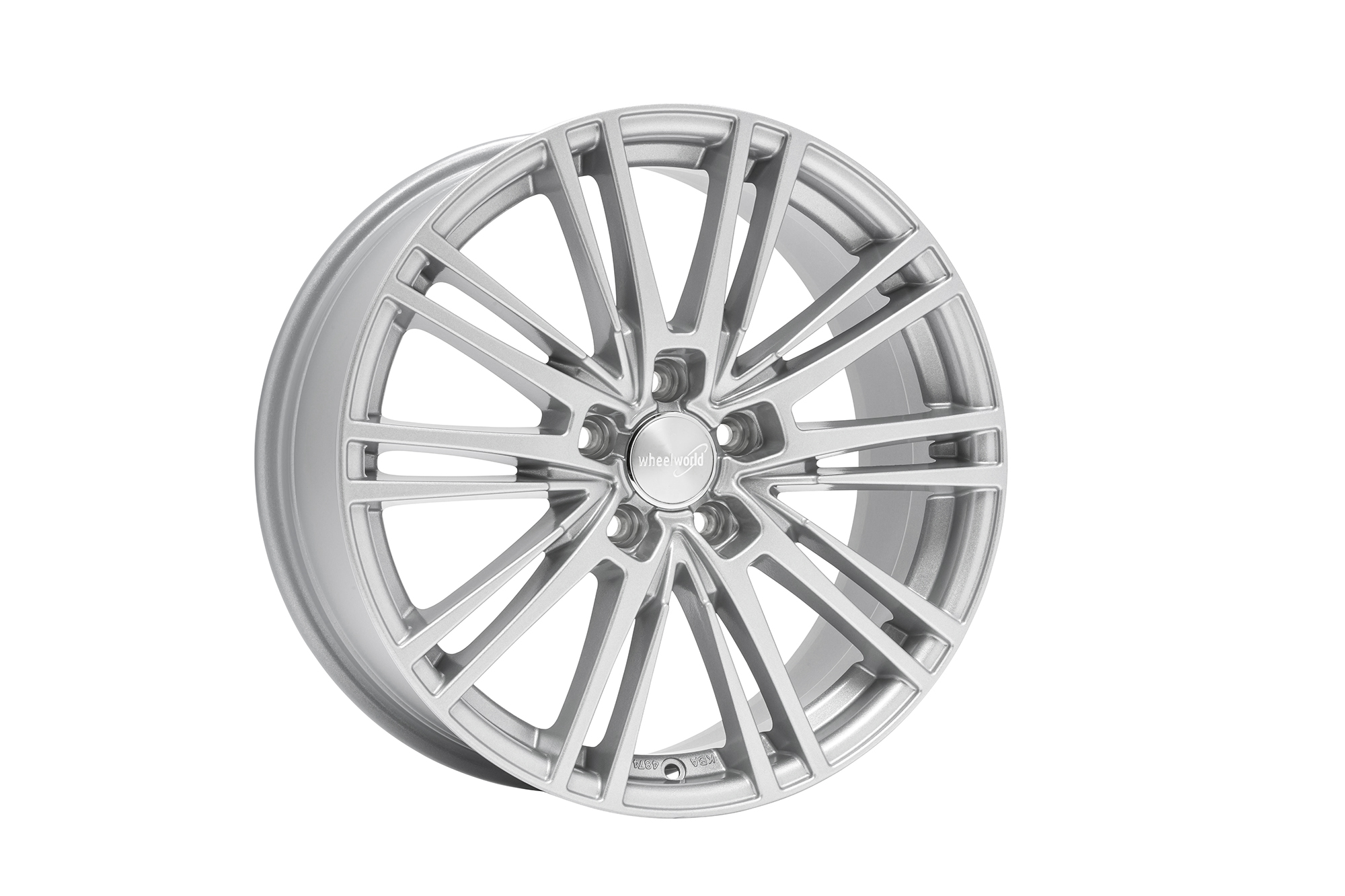 Wheelworld WH18 Race silver painted