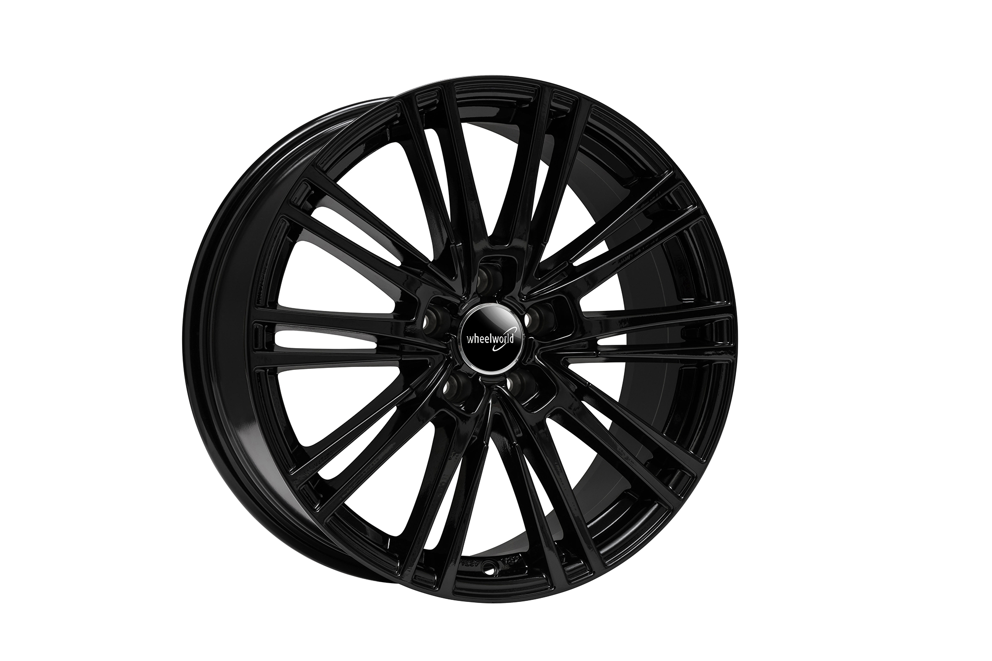 Wheelworld WH18 Black glossy painted