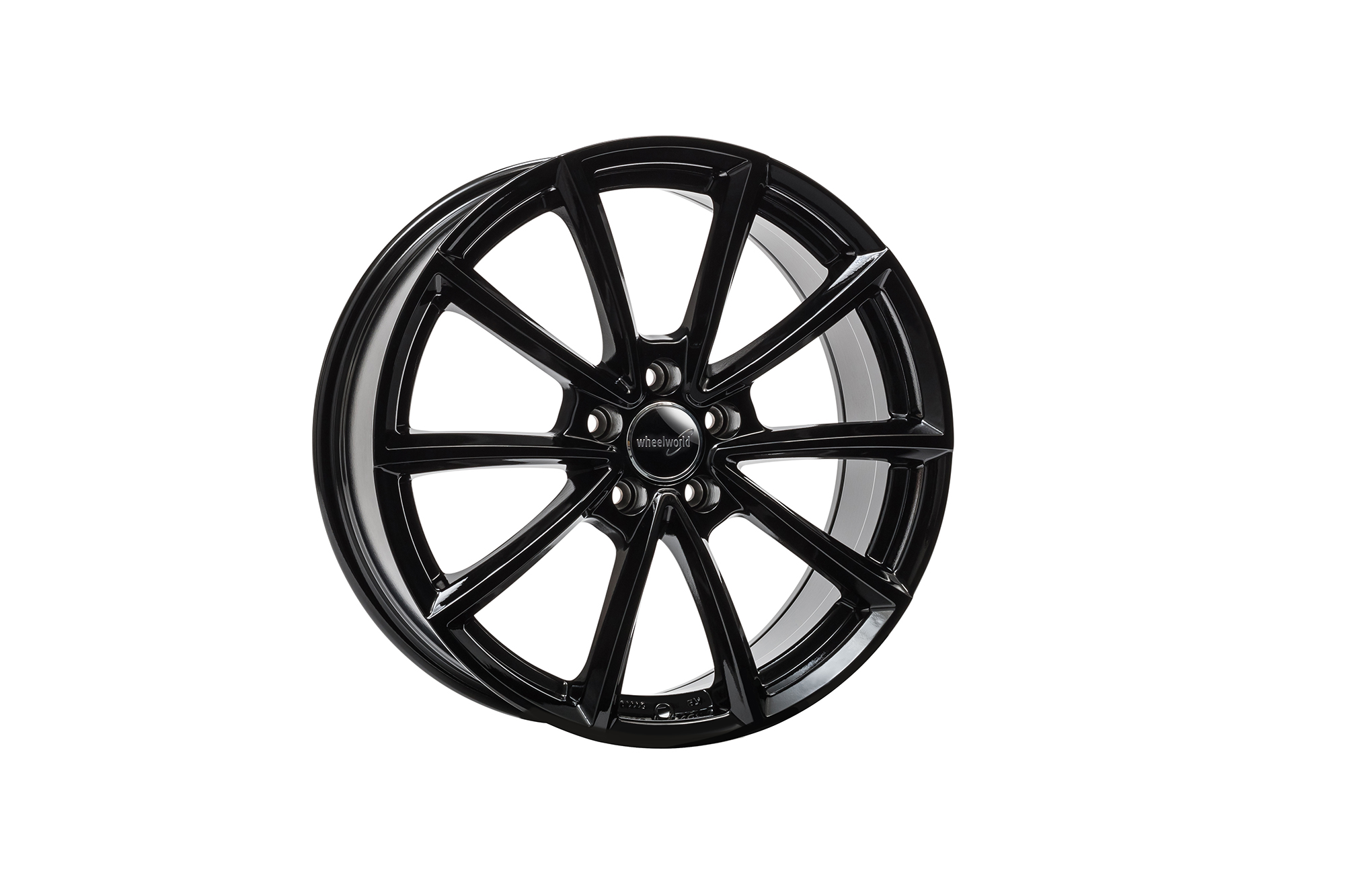 Wheelworld WH28 Black glossy painted