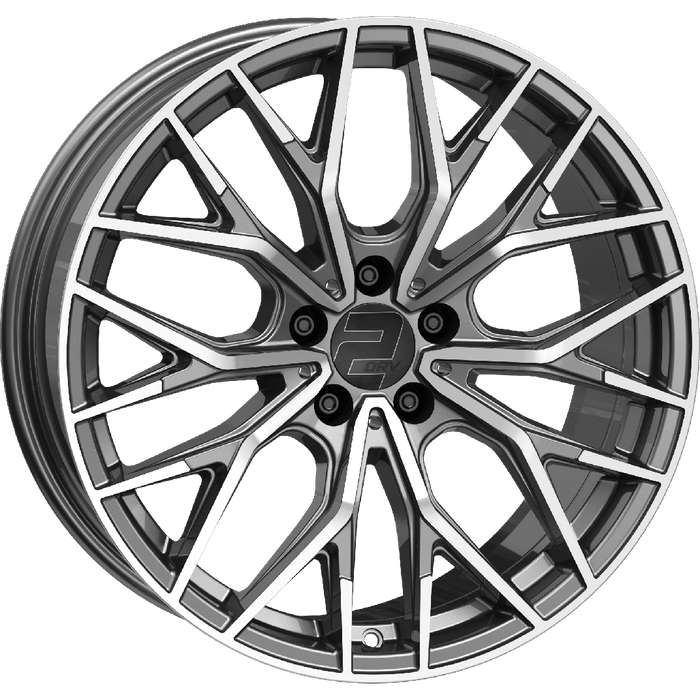 Wheelworld WH37 Daytona grey full machined