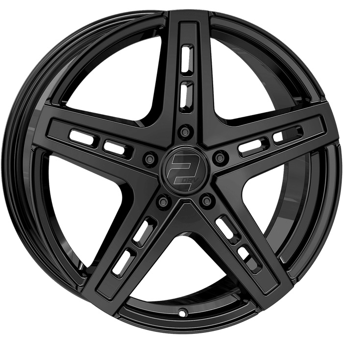 Wheelworld WH38 Black glossy painted