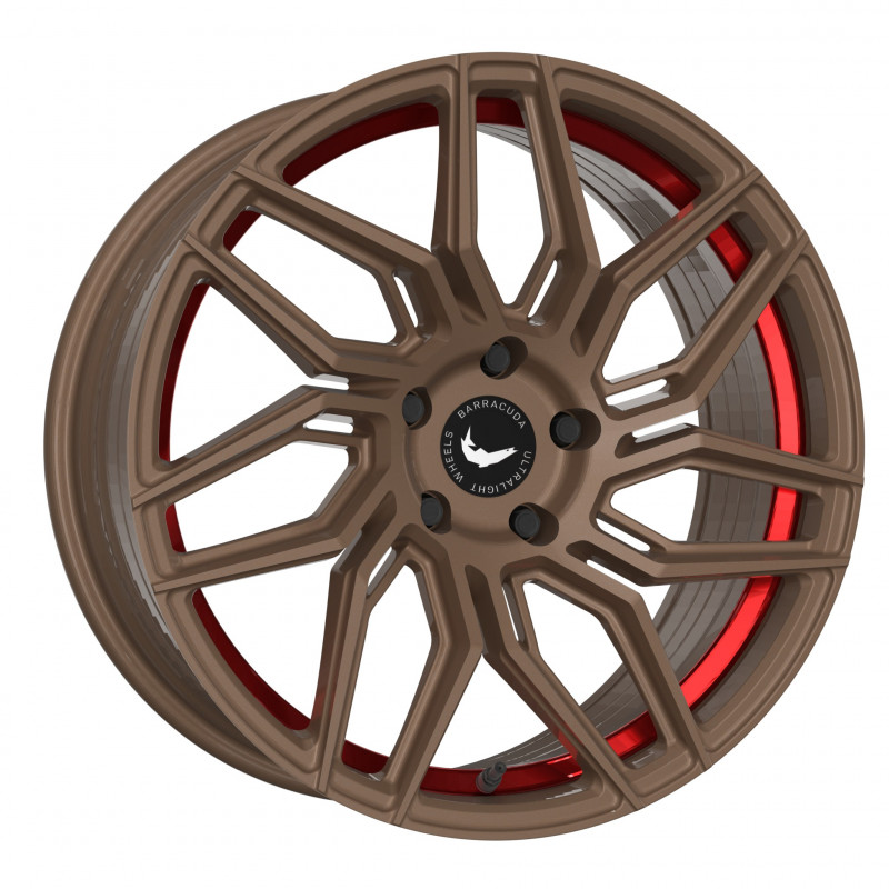 Barracuda Dragoon Higloss-Bronze undercut Trimline red