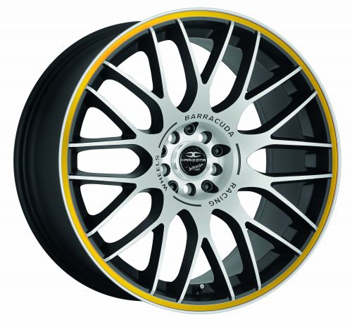 Barracuda Karizzma Mattblack-polished / Color Trim gelb