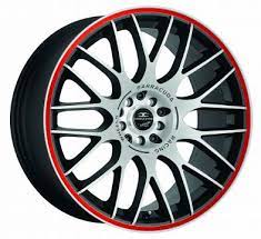Barracuda Karizzma Mattblack-polished / Color Trim rot