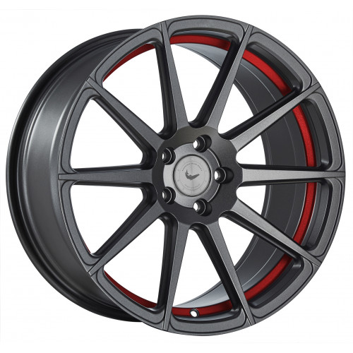Barracuda Project 2.0 Mattgunmetal/ undercut Color Trim rot