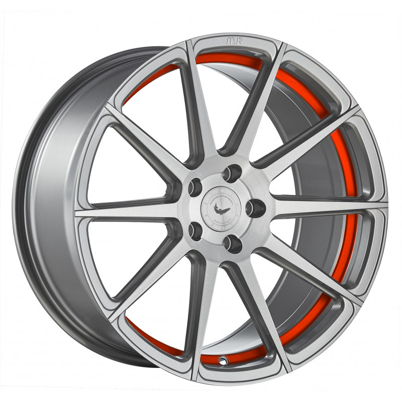 Barracuda Project 2.0 silver brushed/ undercut Color Trim rot