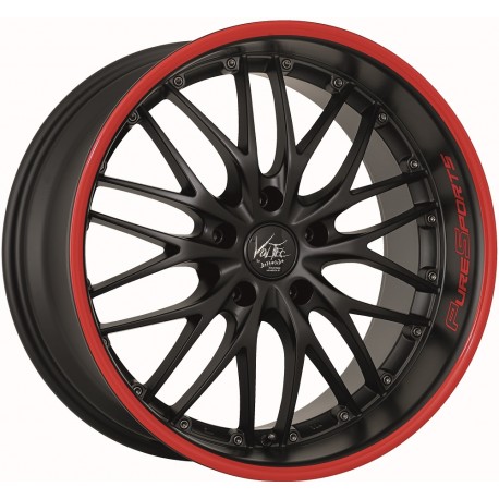 Barracuda Voltec t6 Mattblack Puresports / Color Trim rot