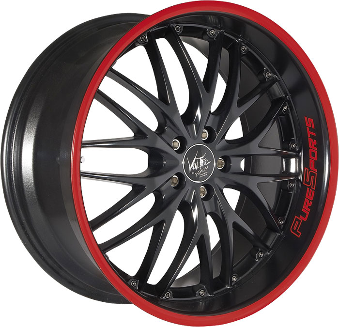 Barracuda Voltec t6 suv Mattblack Puresports / Color Trim rot