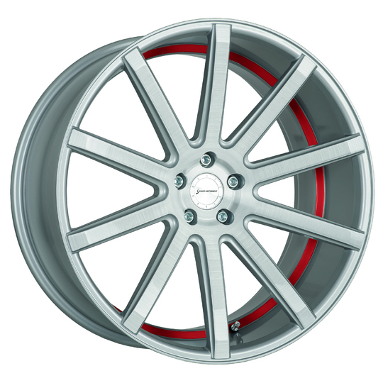 Corspeed Corspeed deville Silver-brushed-Surface/ undercut Color Trim rot