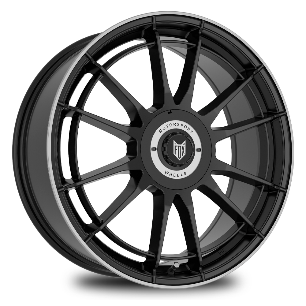 Fox VR4 SATIN BLACK POLISH LIP
