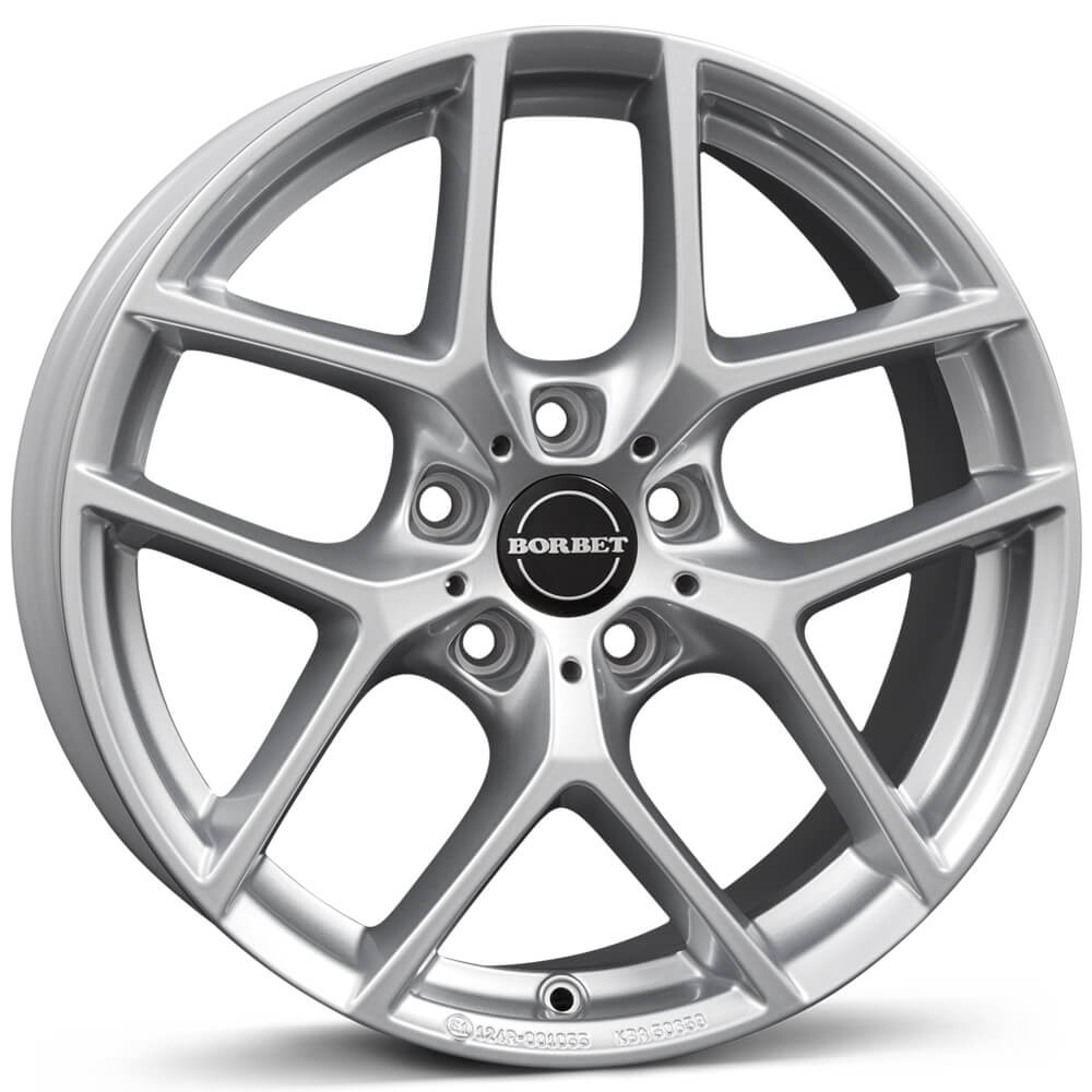 Borbet Y crstal silver
