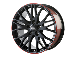 CMS C8 Schwarz ROT glanz