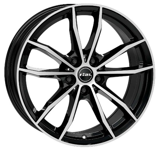 Rial X12 diamant-schwarz frontpoliert