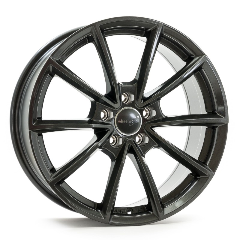 Wheelworld WH28 Dark gunmetal full painted