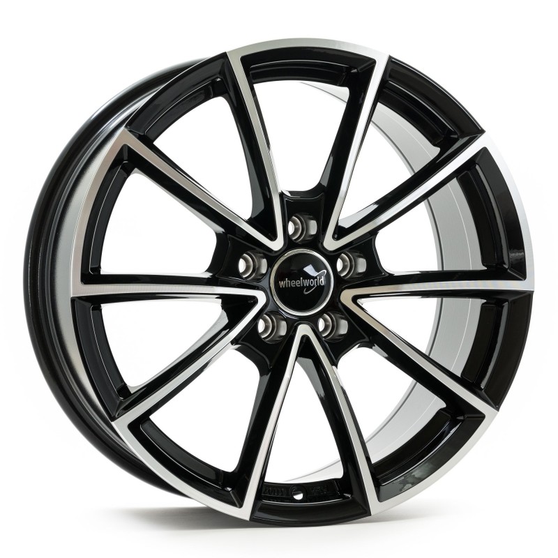 Wheelworld WH28 Schwarz Hochglanzpoliert