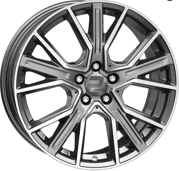 Wheelworld WH34 Daytona Grau Hochglanzploiert