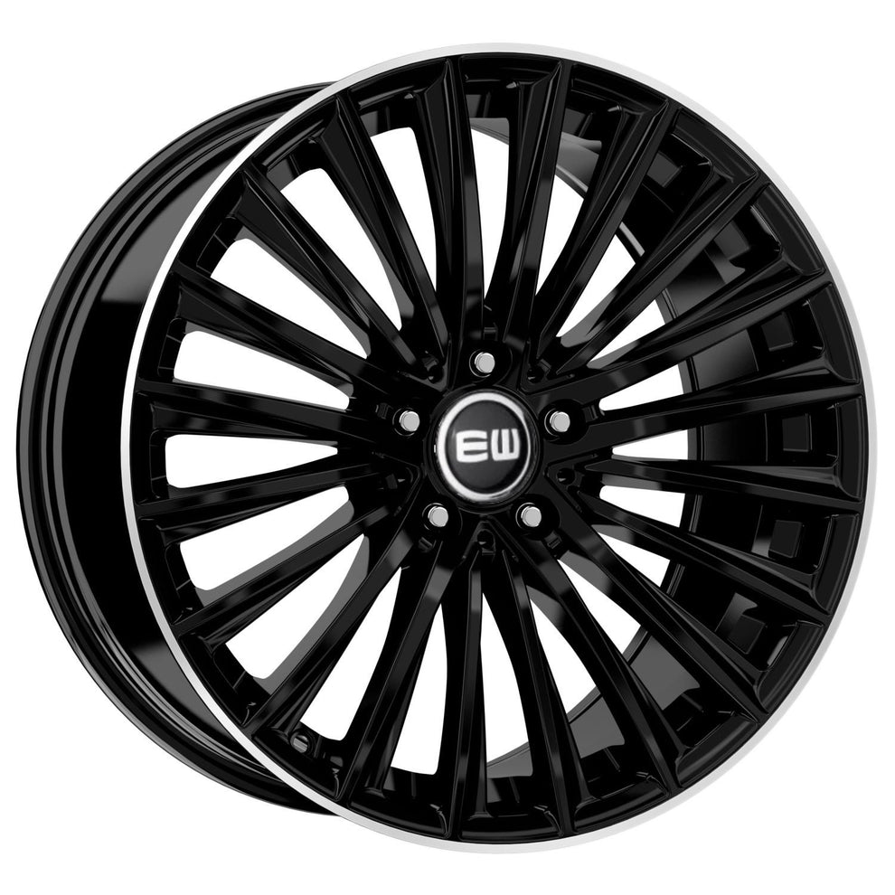 Elite Wheels EJ34 SPECTER Black lip polished