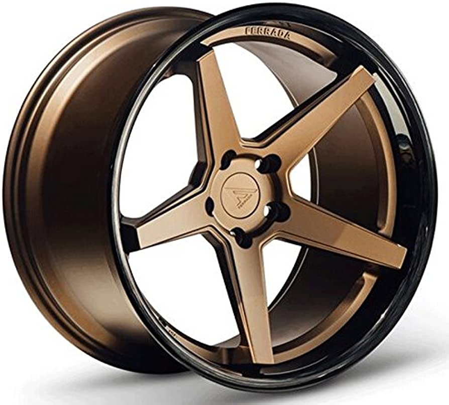 Ferrada FR3 mat bronze - sort inox lip