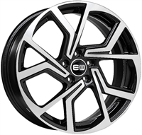 ELITE Wheels Cyclone sort/poleret