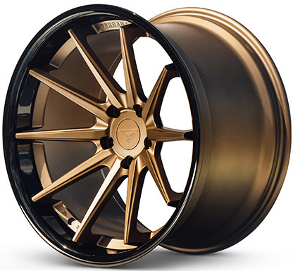 Ferrada FR4 mat bronze / gloss black lip