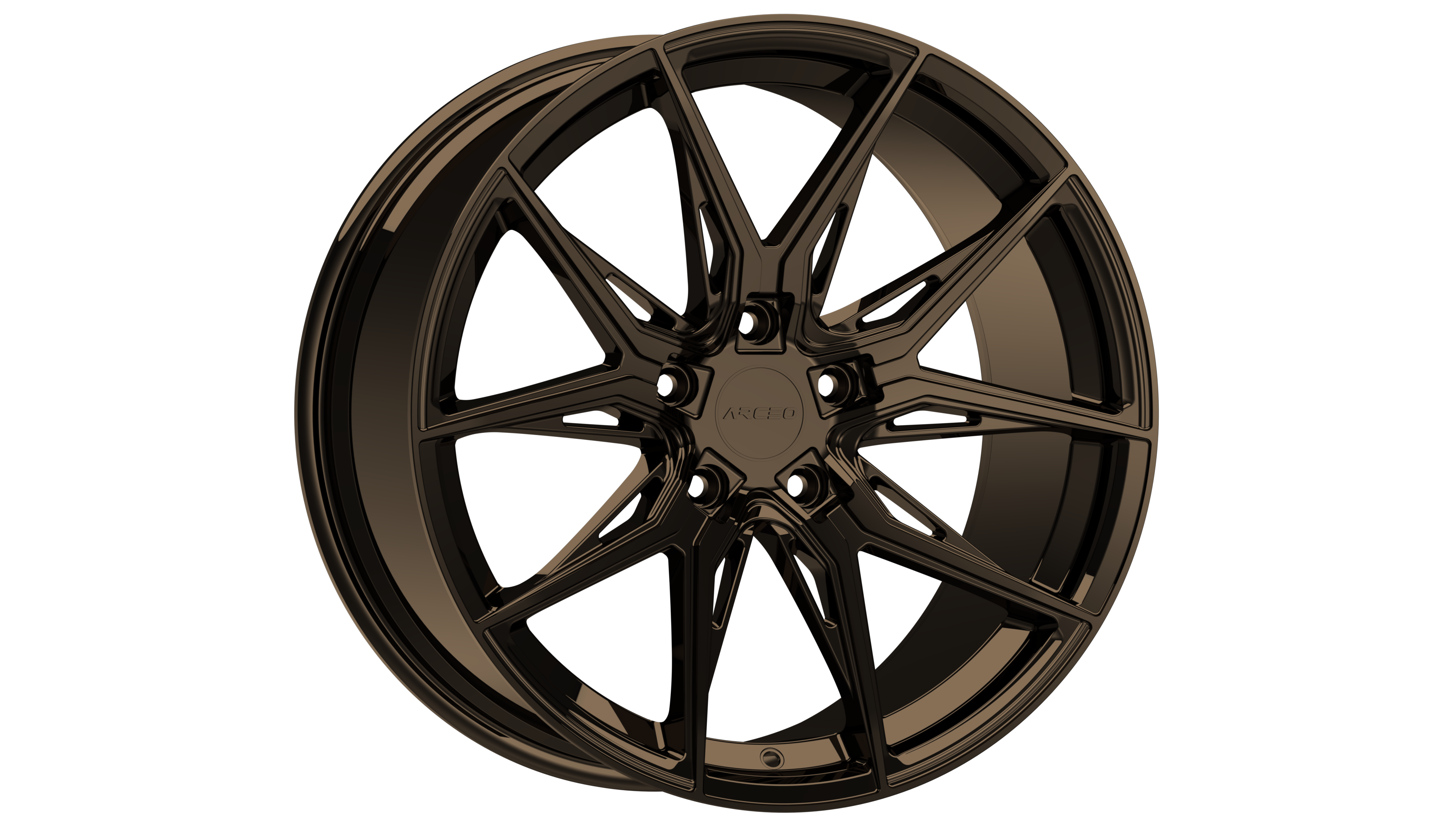 Arceo Marseille glossy bronze