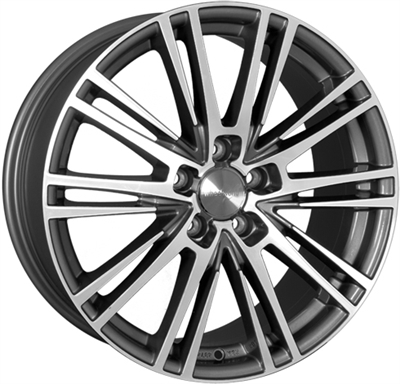 Wheelworld WH18 daytona grey / poleret front