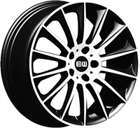 ELITE Wheels Wild Beauty sort/poleret
