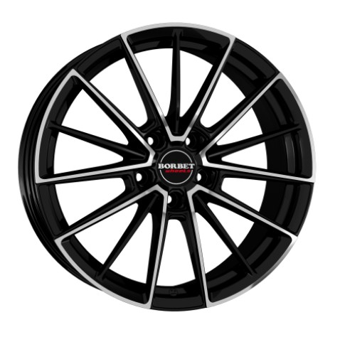 Borbet Fb2 black polished matt