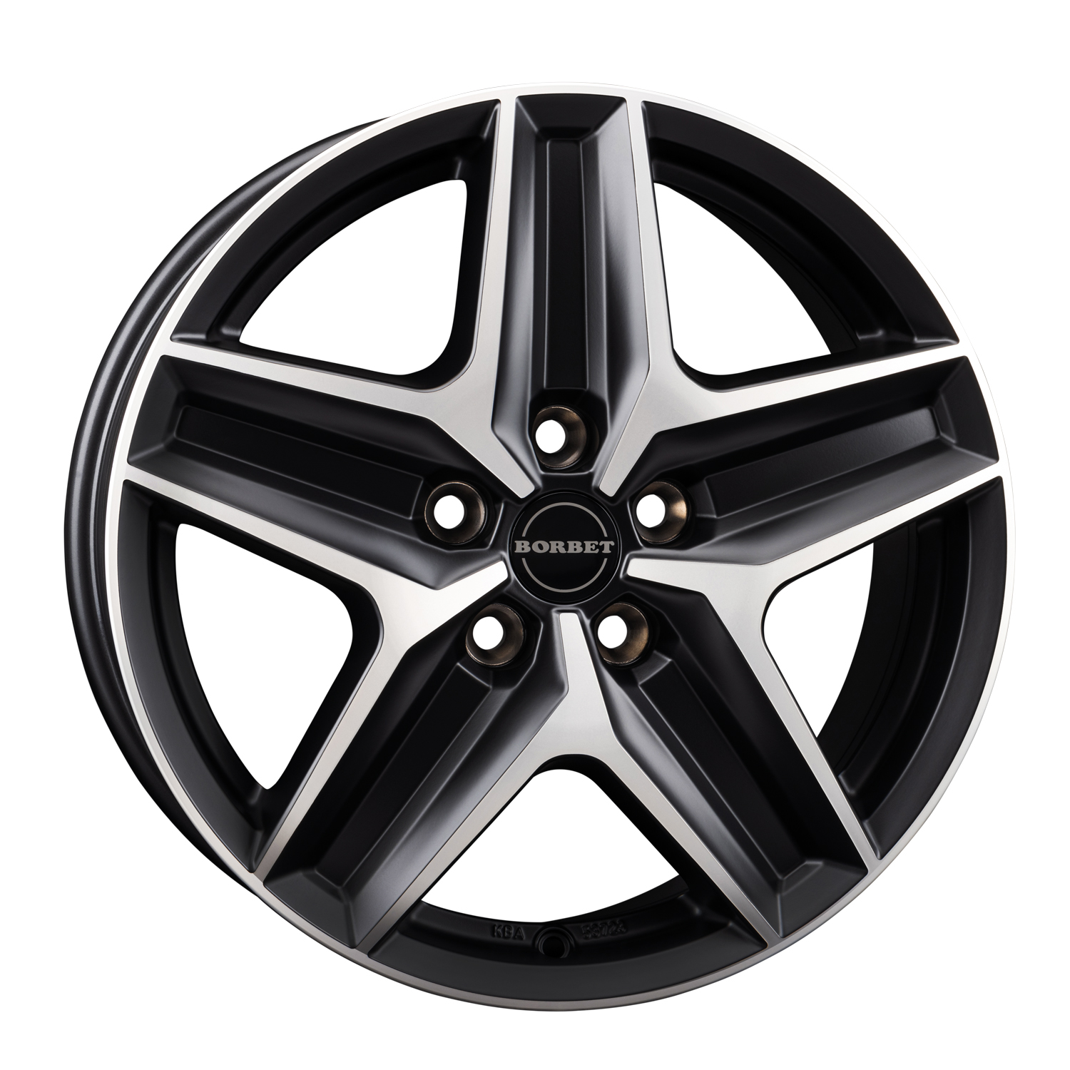 Borbet Cwz black polished matt
