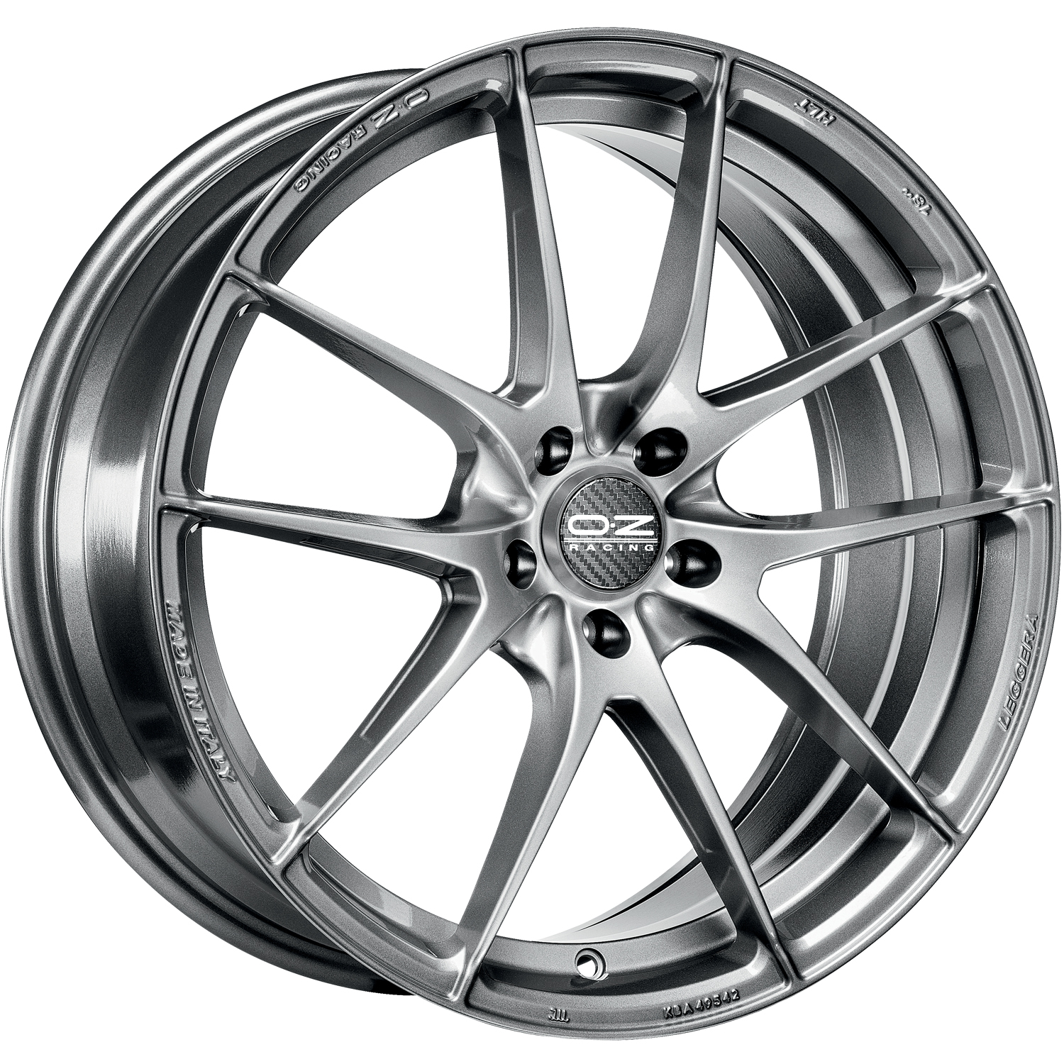 OZ Leggera hlt grigio corsa bright