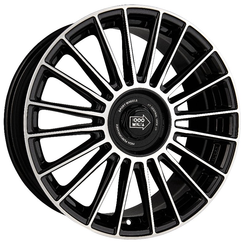 Mille miglia MM1022 BLACK POLISHED