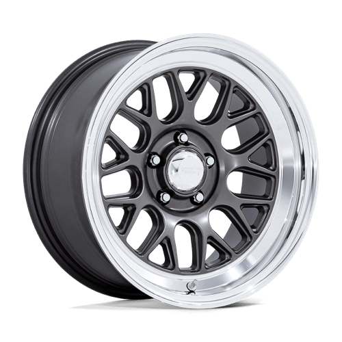 American Racing Vintage G-FORCE MATTE ANTHRACITE W/ DIAMOND CUT LIP