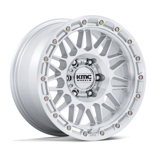 KMC ATTACK GLOSS SILVER W/ MACHINED FACE